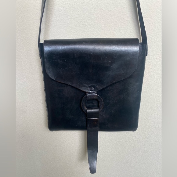Handbags - Another super cool black leather bag. This one is structured and quite edgy!!